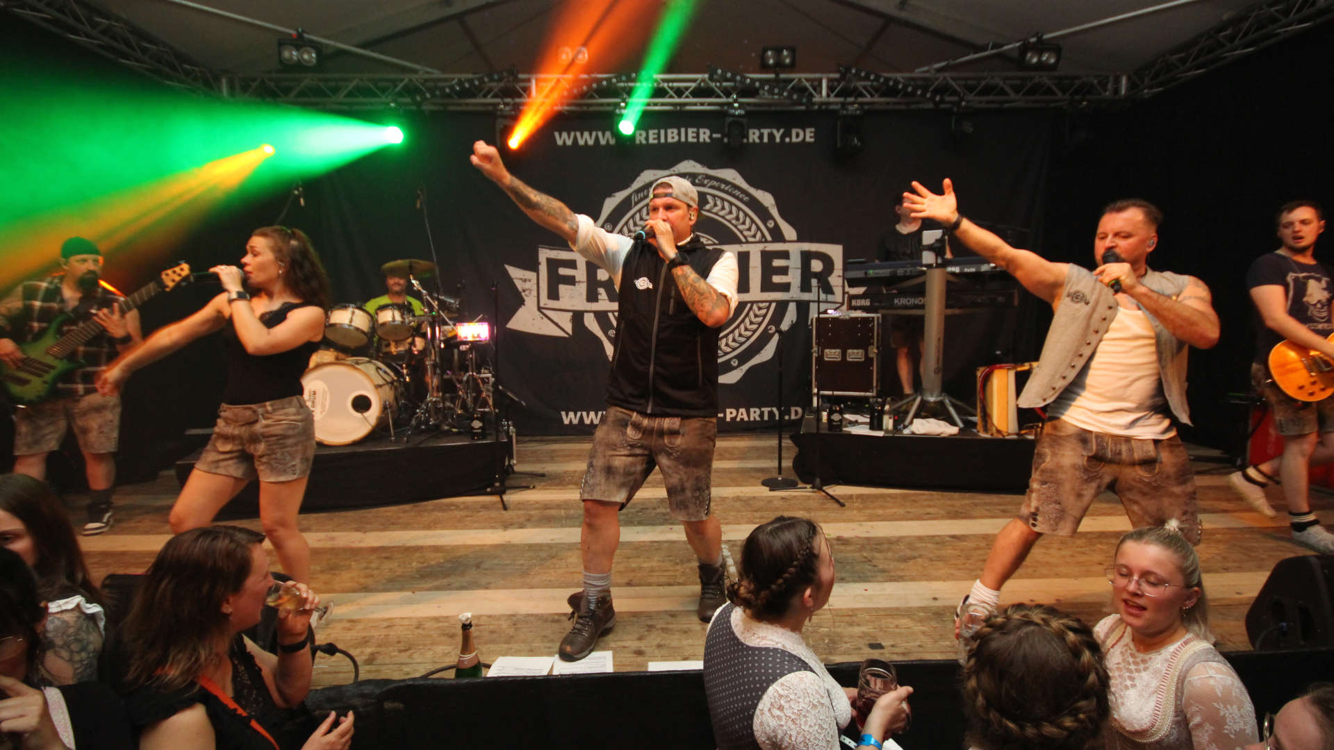 Die Band Freibier auf dem Blütenfest Oberteuringen