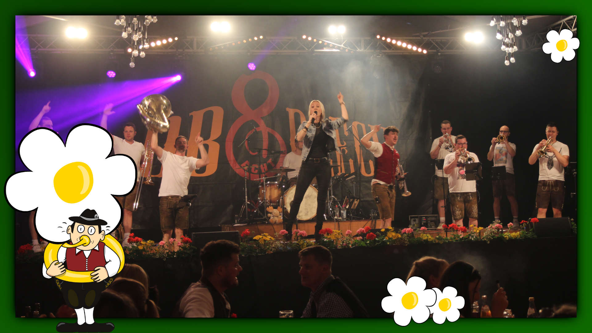 OB8BLECH rocken das Blütenfest am 1. Mai