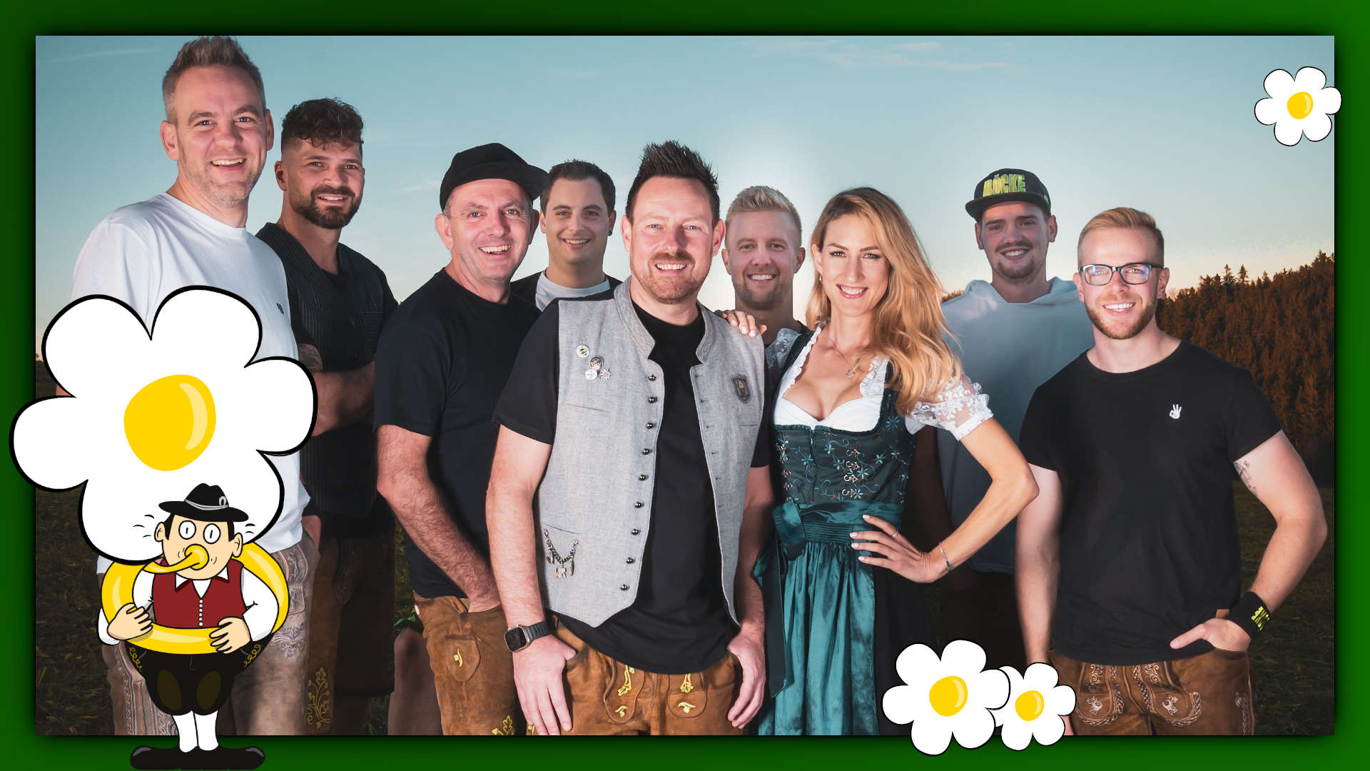 Die Partyböcke haben in diesem Jahr Premiere beim Blütenfest