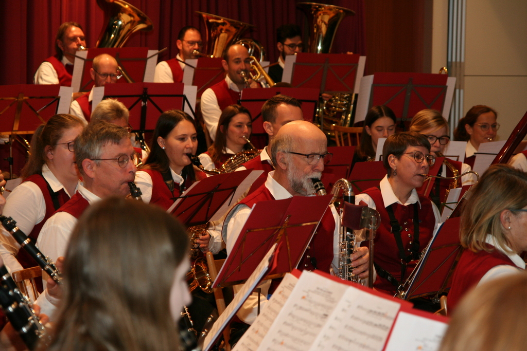 Nach wochenlanger Probenarbeit präsentierte die Trachtenkapelle Oberteuringen ein tolles Konzert